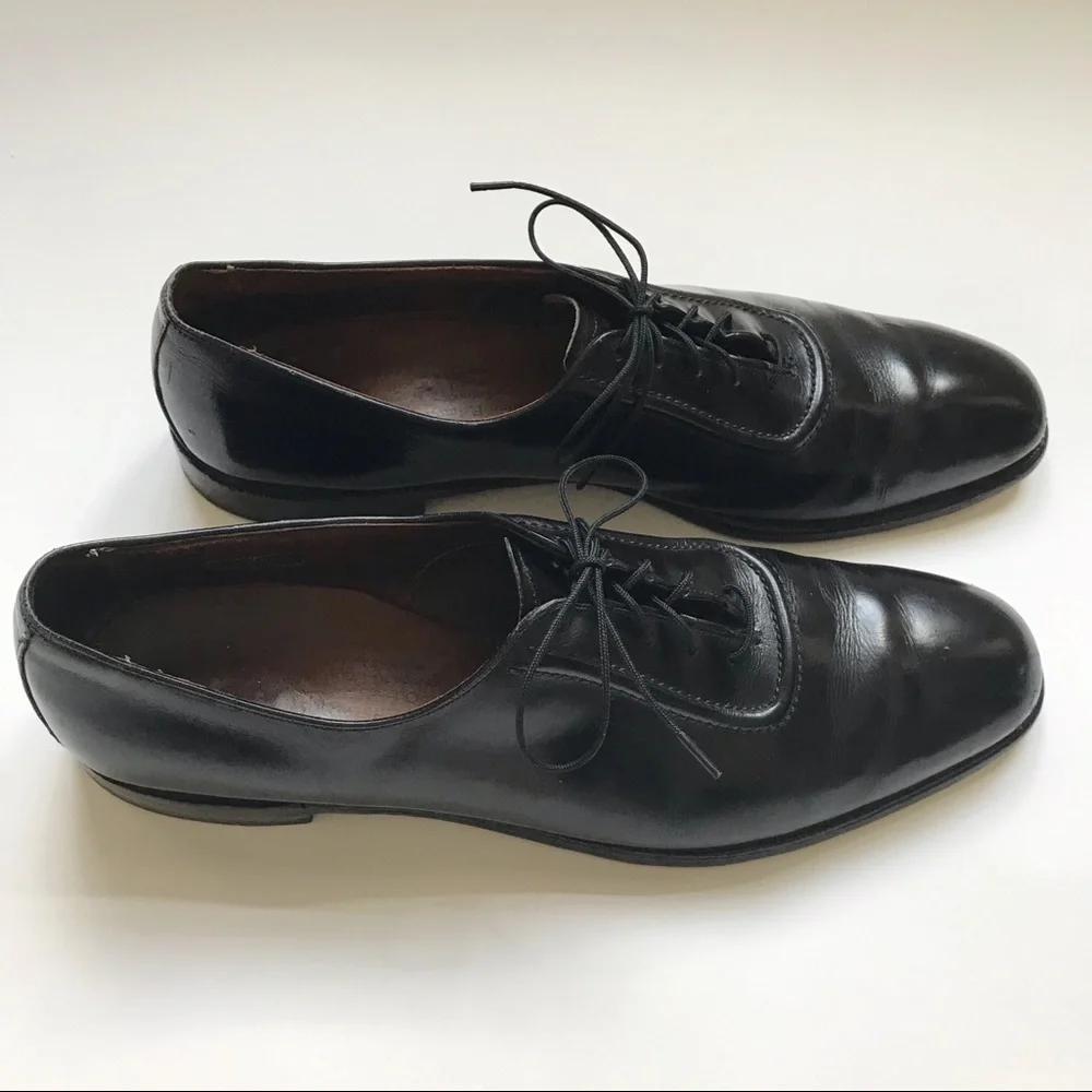 Allen Edmonds Belgium Black Leather Size 13 AAA